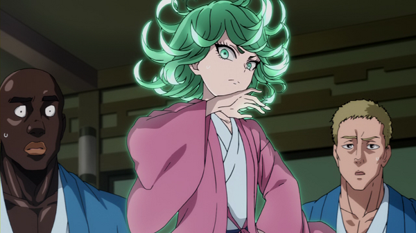 Tatsumaki in a panic